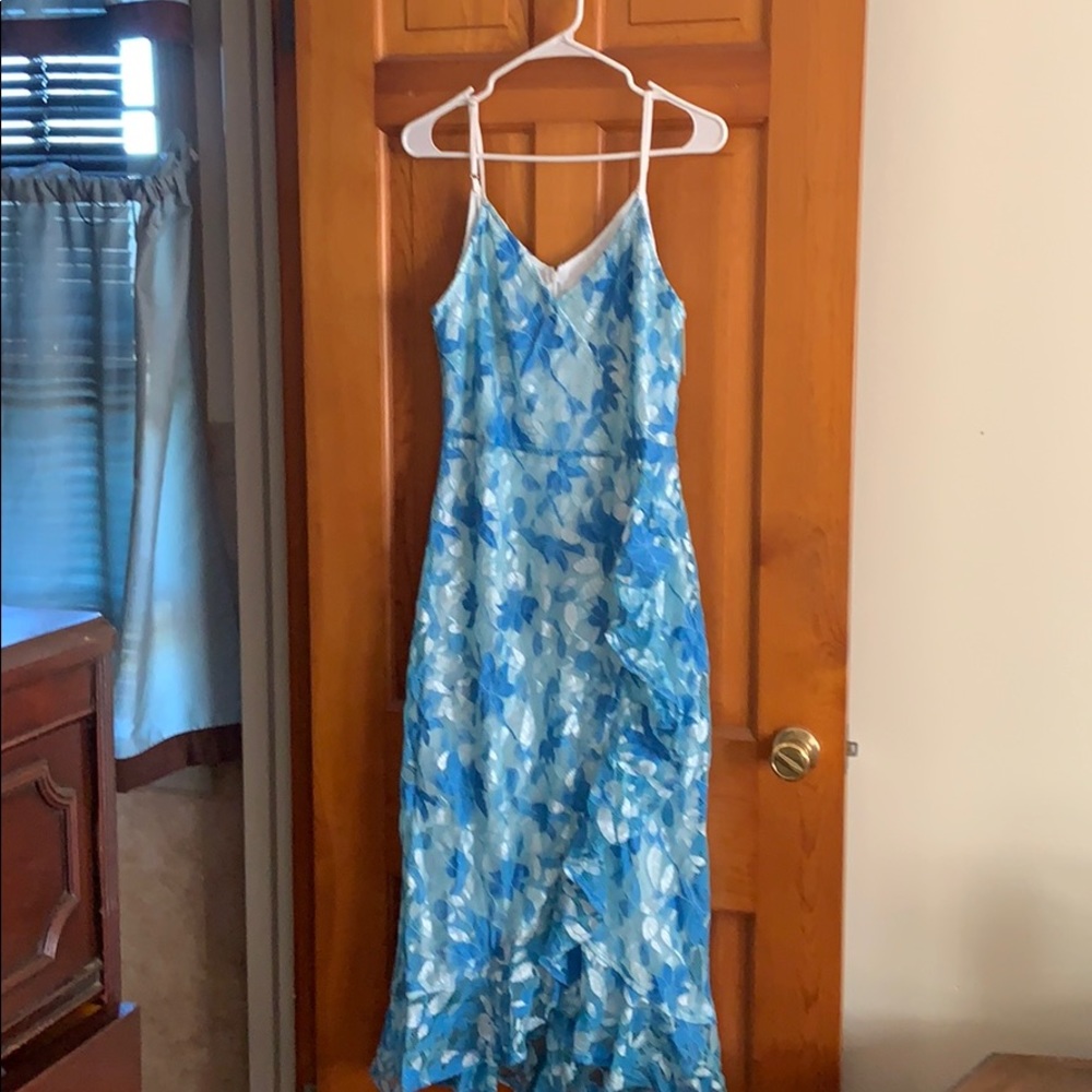 Beautiful blue floral dress